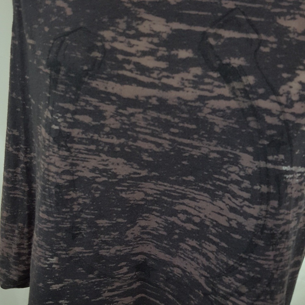 Project Social T Y2K Gray Burnout Horseshoe Graphic Muscle Tank Top Medium - Picture 3 of 7
